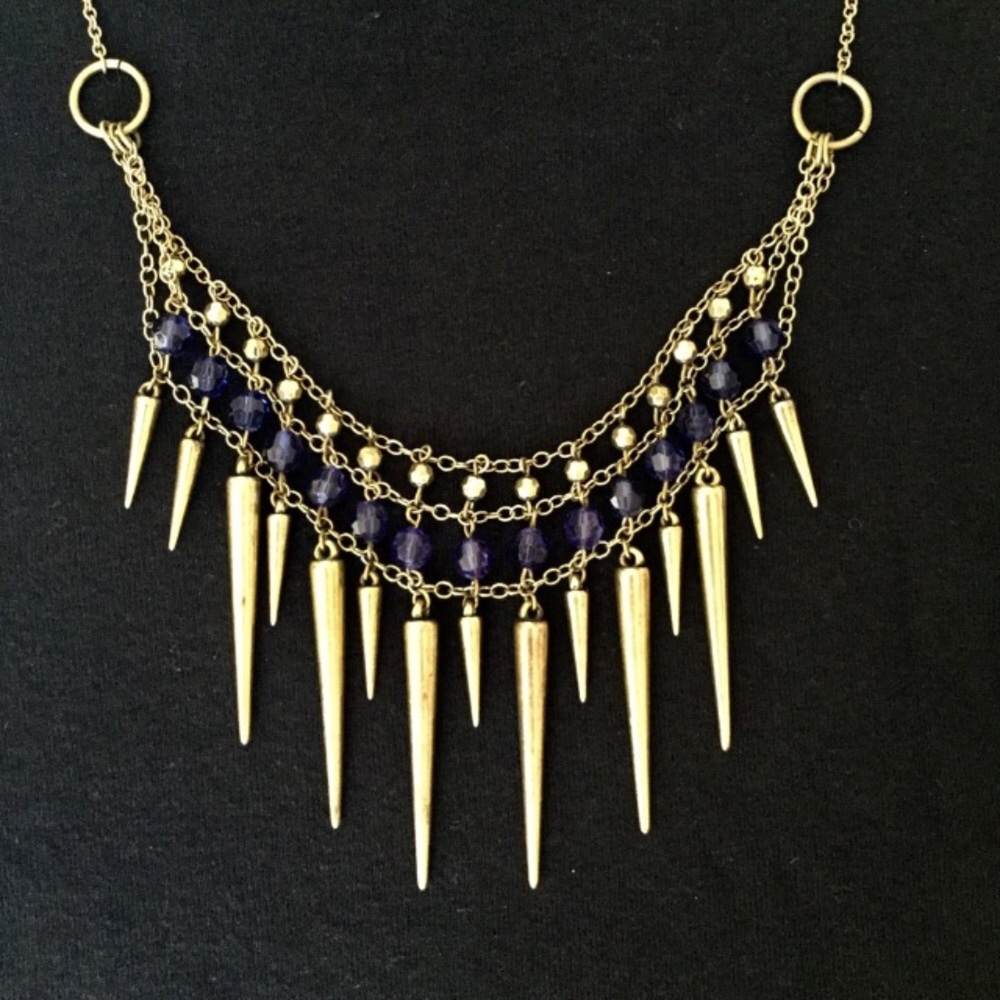 Beautiful Gold Statement Necklace